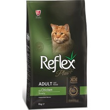 Reflex Plus Tavuklu Süper Premium Yetişkin Kedi Maması 8 kg Lezzetli Tavuk Aromalı