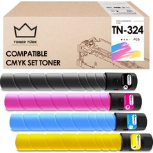 Toner Türk Develop TN-324 / Ineo+ 258 / Ineo+ 308 / Ineo+ 368 Set Muadil Toner