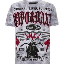 Cipo & Baxx BT108 Baskılı Gri Çocuk Tişört