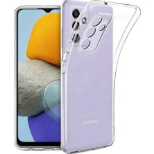 Caseart Samsung Galaxy M23 Kılıf Kamera Koruma Lüx Silikon Şeffaf Kapak