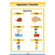 Enine Boyuna Eğitim İngilizce Karşıtlar-Zıtlar (Opposite) Kitabı