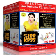 KPSS 2024 Kazandıran Ful Set (7 Kitap - 180 Saat Anlatım)