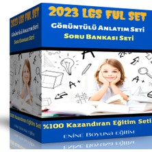 Enine Boyuna Eğitim LGS 2023 Fulleten Eğitim Seti (42 Saat Anlatım - 6 Soru Bankası)