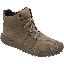 Lucıano Bellini Bej Krem Deri Erkek Bot Ayakkabı