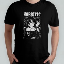 Pixxa Anime %100 Pamuklu Bisiklet Yaka T-Shirt Model - 11