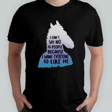 Pixxa Bojack Horseman %100 Pamuklu Bisiklet Yaka T-Shirt Model - 4