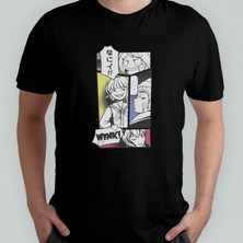 Pixxa Anime %100 Pamuklu Bisiklet Yaka T-Shirt Model - 22
