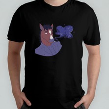 Pixxa Bojack Horseman %100 Pamuklu Bisiklet Yaka T-Shirt Model - 2