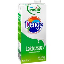Pınar Denge Laktozsuz Süt 1 Lt (3 Adet)