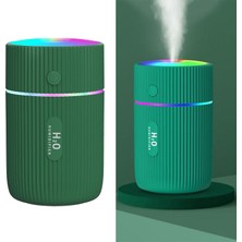 Chasoe 7 LED Açık Yeşil ile 220ML Mini Sessiz Hava Difüzör Sisi Nemlendirici (Yurt Dışından)