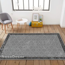 Nesa Decor Modern Dijital Baskı Makinede Yıkanabilir Kaymaz Taban Salon Halısı Mutfak Halısı Yolluk