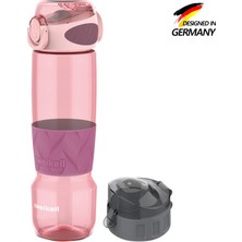 Zweikell Rezon Switch Rose Bpa Içermez 650 ml Tritan Kırılmaz Suluk - Su Matarası - Yedek Kapak Hediyeli