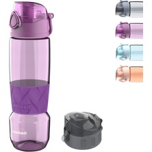 Zweikell Rosso Switch Violett Bpa Içermez 650 ml Tritan Kırılmaz Suluk - Su Matarası - Yedek Kapak Hediyeli