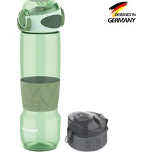 Zweikell Rezon Switch Emerald Green Bpa Içermez 650 ml Tritan Kırılmaz Suluk-su Matarası - Yedek Kapak Hediye