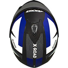 Axxis Draken x Road Gloss Blue Full Face Kapalı Motosiklet Kaskı - Şeffaf Vizör
