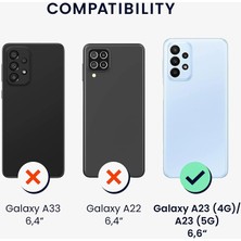 Teknomoda Samsung Galaxy A23 Kılıf Boyun - Omuz Askılı Köşe Korumalı Siyah iPli Kordonlu Anti Şok Şeffaf Silikon