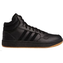 adidas Hoops 3.0 Mid Erkek Siyah Günlük Ayakkabı GY4745 E-485