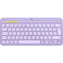 Logitech K380 Kompakt Kablosuz Bluetooth Türkçe Klavye - Lila