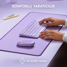 Logitech K380 Kompakt Kablosuz Bluetooth Türkçe Klavye - Lila