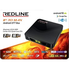 Redline Ip-70 Max Android 10 Tv Box 2GB/16GB