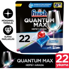 Finish Quantum Max Bulaşık Makinesi Deterjanı 22 Kapsül