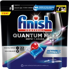 Finish Quantum Max Bulaşık Makinesi Deterjanı 22 Kapsül