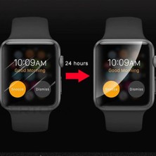 Enfein Apple Watch 7 45MM Ile Uyumlu Ekran Koruyucu Silikon Yapılı Kavisli Ekran Koruyucu