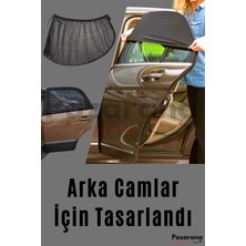 Over Pazar 2 Adet Araç Arka Yan Cam Güneşlik Yan Cam Perdesi