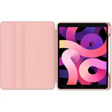 Case 4U Apple iPad Pro 12.9 2022 M2 Nayn 360 Derece Dönebilen Standlı Kılıf Koyu Yeşil