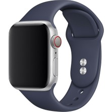 M/l Beden Apple Watch 2 3 4 5 6 7 Uyumlu Se  42 mm Klasik Silikon Kordon