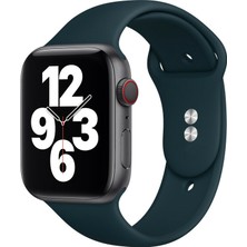 HappyCase M/l Beden Apple Watch 2 3 4 5 6 7 Uyumlu Se  40 mm Klasik Silikon Kordon
