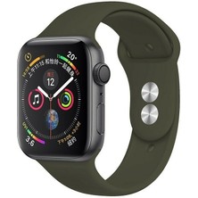 M/l Beden Apple Watch 2 3 4 5 6 7 Uyumlu Se  42 mm Klasik Silikon Kordon