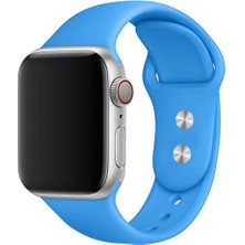 M/l Beden Apple Watch 2 3 4 5 6 7 Uyumlu Se  44 mm Klasik Silikon Kordon