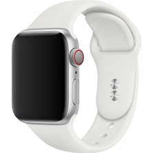 HappyCase M/l Beden Apple Watch 2 3 4 5 6 7 Uyumlu Se  44 mm Klasik Silikon Kordon