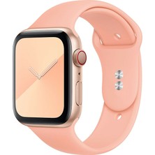 M/l Beden Apple Watch 2 3 4 5 6 7 Uyumlu Se  42 mm Klasik Silikon Kordon