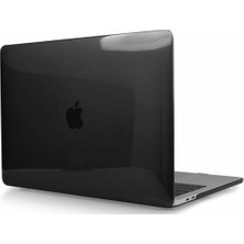 Apple Macbook 13.6' Air 2022 M2 A2681 Kılıf Hava Kanallı 360 Derece Kristal Şeffaf Tasarım Kapak