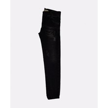 VİTASTORETR Boncuklu Kelebek Desen Kız Çocuğu Kot Pantolonu