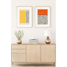 Huhuli Ahşap Çerçeveli Minimalist Tablo