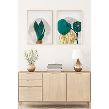 Huhuli Ahşap Çerçeveli Minimalist Tablo