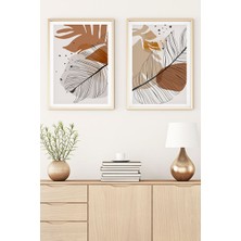 Huhuli Ahşap Çerçeveli Minimalist Tablo