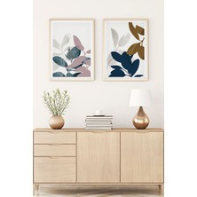 Huhuli Ahşap Çerçeveli Minimalist Tablo