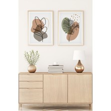 Huhuli Ahşap Çerçeveli Minimalist Tablo