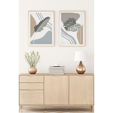 Huhuli Ahşap Çerçeveli Minimalist Tablo