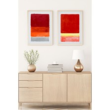Huhuli Ahşap Çerçeveli Minimalist Tablo