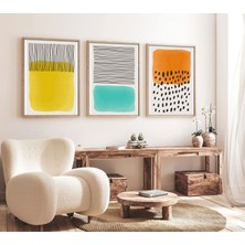 Huhuli Ahşap Çerçeveli Minimalist Tablo