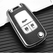 Yıldız Tuning Opel Corsa Lüx Anahtar Kılıfı Gümüş Renk