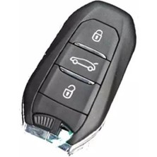 Yıldız Tuning Peugeot 3008 Sustasız Parlak Anahtar Kılıfı Kırmızı Renk
