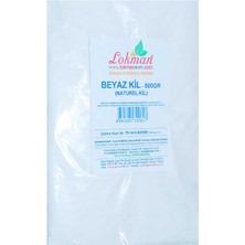 Lokman Gizzodo Beyaz Kil Öğütülmüş Doğal Saf Naturel 500 gr Paket