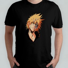 Pixxa Bleach %100 Pamuklu Bisiklet Yaka T-Shirt Model - 3