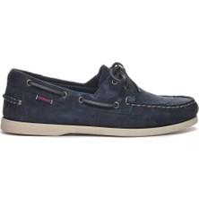 Sebago Portland Flesh Out Erkek Süet Deri Ayakkabı Mavi